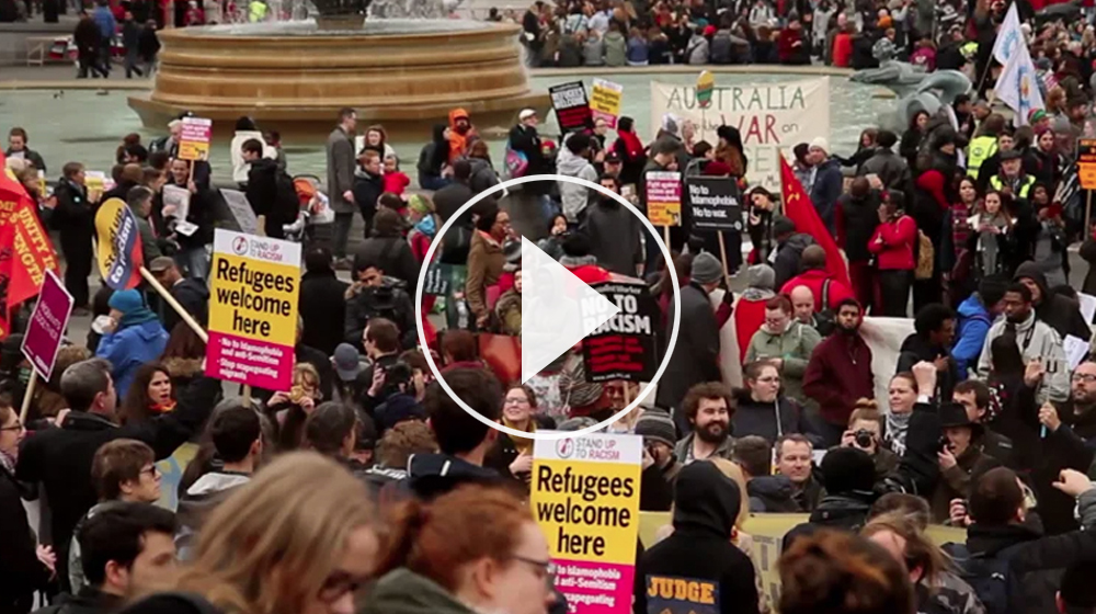 Stand Up To Racism Rally, March 19th, 2016